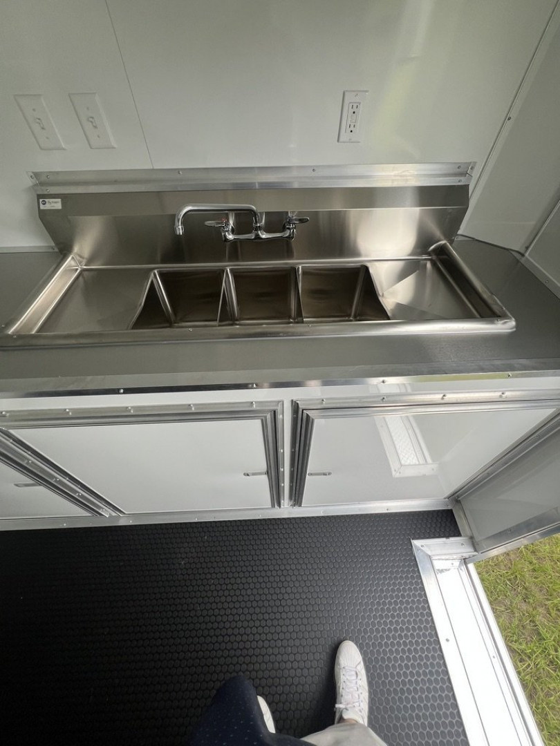 New 2026 Rock Solid Cargo 8.5x24 TA BBQ Trailer