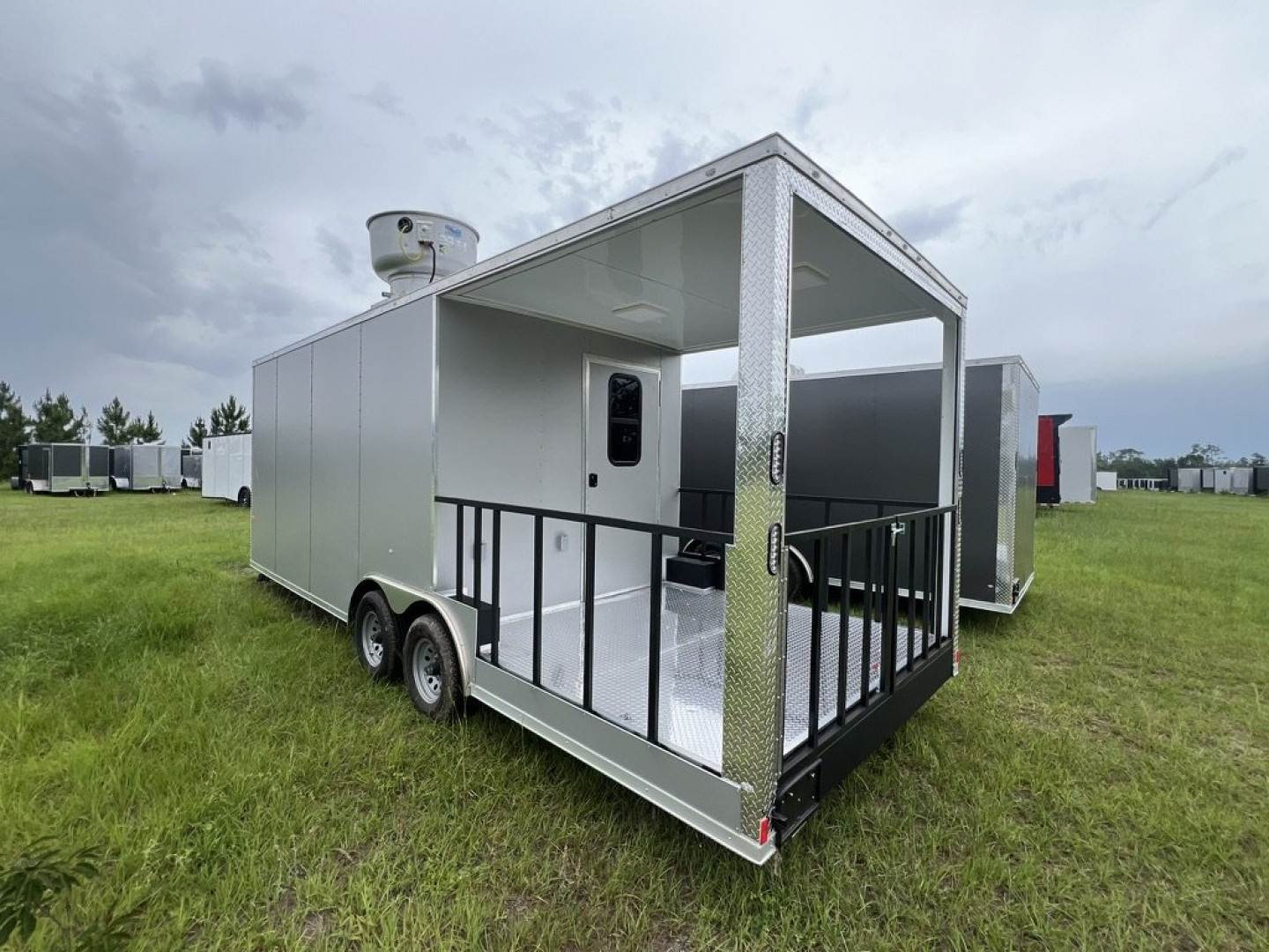 New 2026 Rock Solid Cargo 8.5x24 TA BBQ Trailer