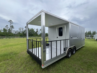 New 2026 Rock Solid Cargo 8.5x24 TA BBQ Trailer
