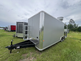 New 2026 Rock Solid Cargo 8.5x24 TA BBQ Trailer