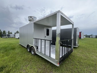 New 2026 Rock Solid Cargo 8.5x24 TA BBQ Trailer