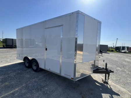New 2026 Xtreme Cargo Trailers 8.5x16 Cargo / Enclosed Trailer White Polycore 7' Interior