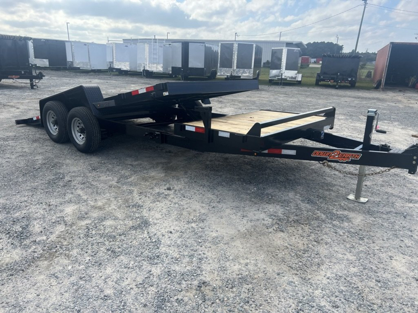 New 2026 Down 2 Earth Trailers 82"x20' Car Hauler- Gravity Tilt Split Deck