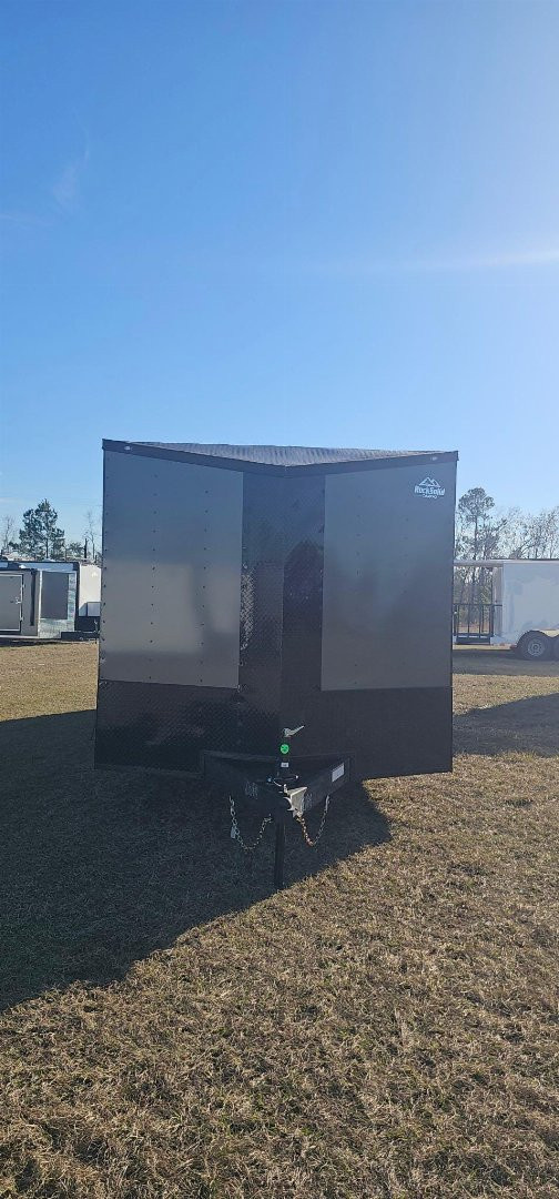 New 2026 Rock Solid Cargo 8.5x24 Motorcycle Trailer