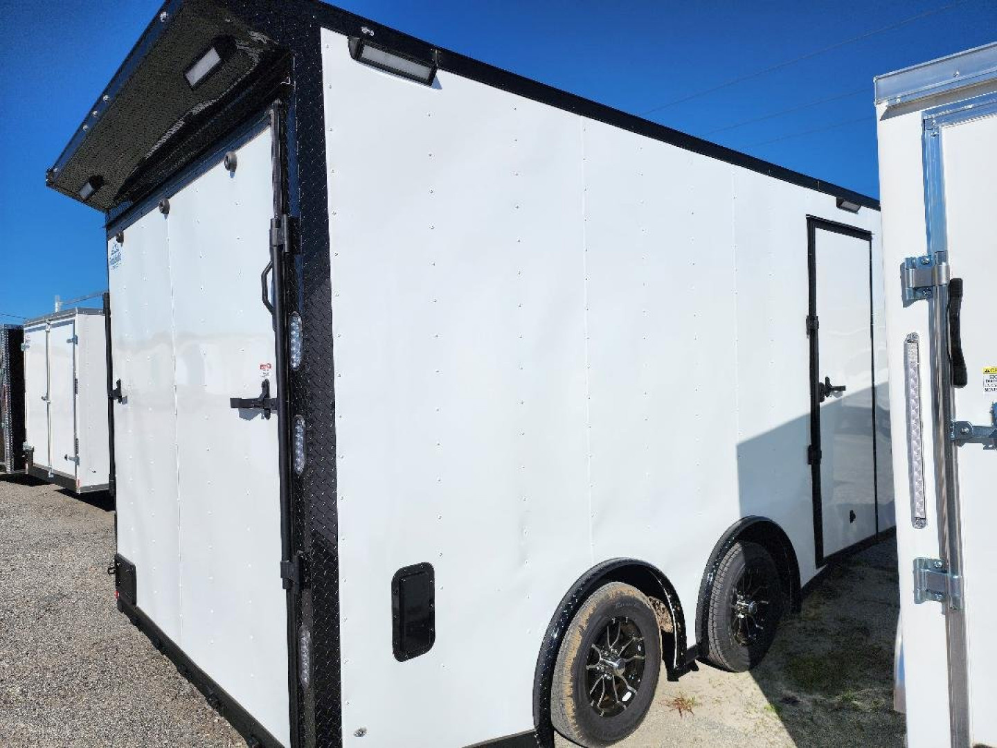 New 2026 Rock Solid Cargo 8.5x16 TA Motorcycle Trailer