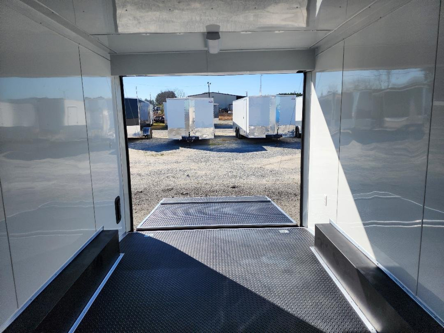 New 2026 Rock Solid Cargo 8.5x16 TA Motorcycle Trailer