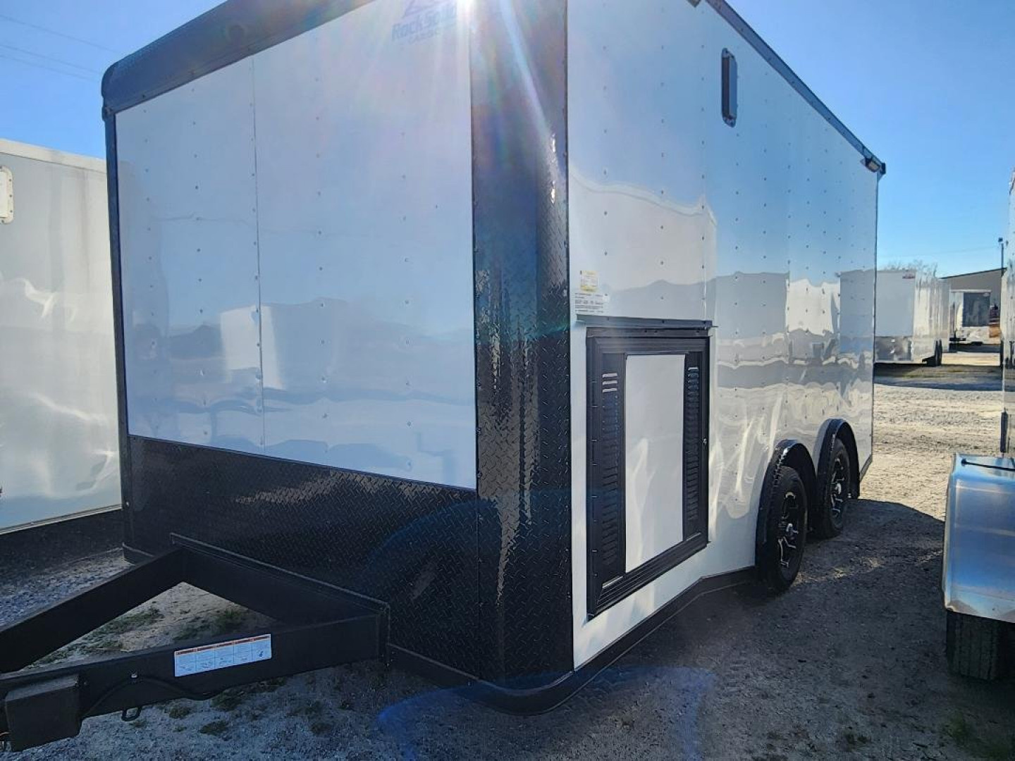 New 2026 Rock Solid Cargo 8.5x16 TA Motorcycle Trailer