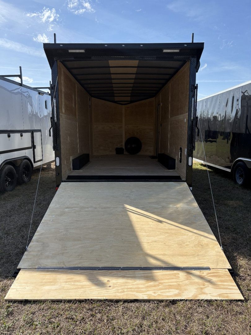 New 2026 Rock Solid Cargo 8.5x18 TA Motorcycle Trailer