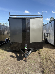 New 2026 Rock Solid Cargo 8.5x18 TA Motorcycle Trailer