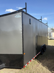 New 2026 Rock Solid Cargo 8.5x18 TA Motorcycle Trailer