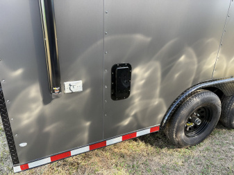 New 2026 Rock Solid Cargo 8.5x18 TA Motorcycle Trailer