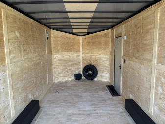 New 2026 Rock Solid Cargo 8.5x18 TA Motorcycle Trailer