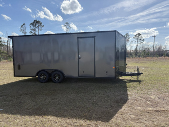 New 2026 Rock Solid Cargo 8.5x20 Motorcycle Trailer