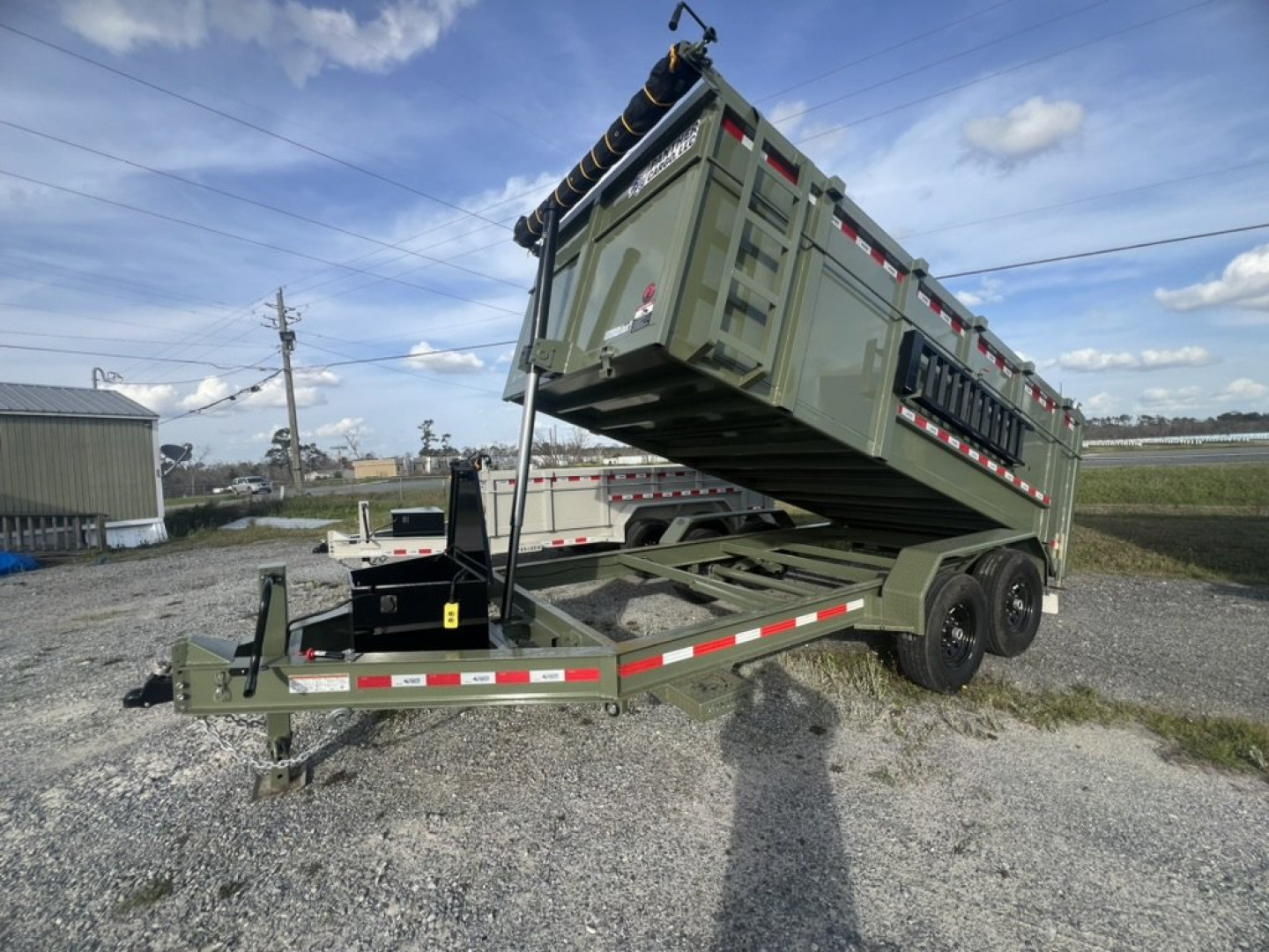New Panther Cargo 7x16TA5 Dump Trailer