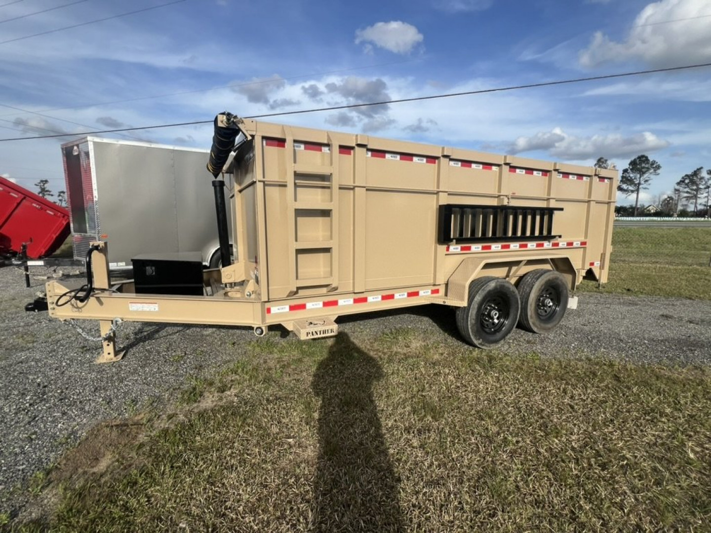 New 2026 Panther Cargo 7x16 TA-HS Dump Trailer