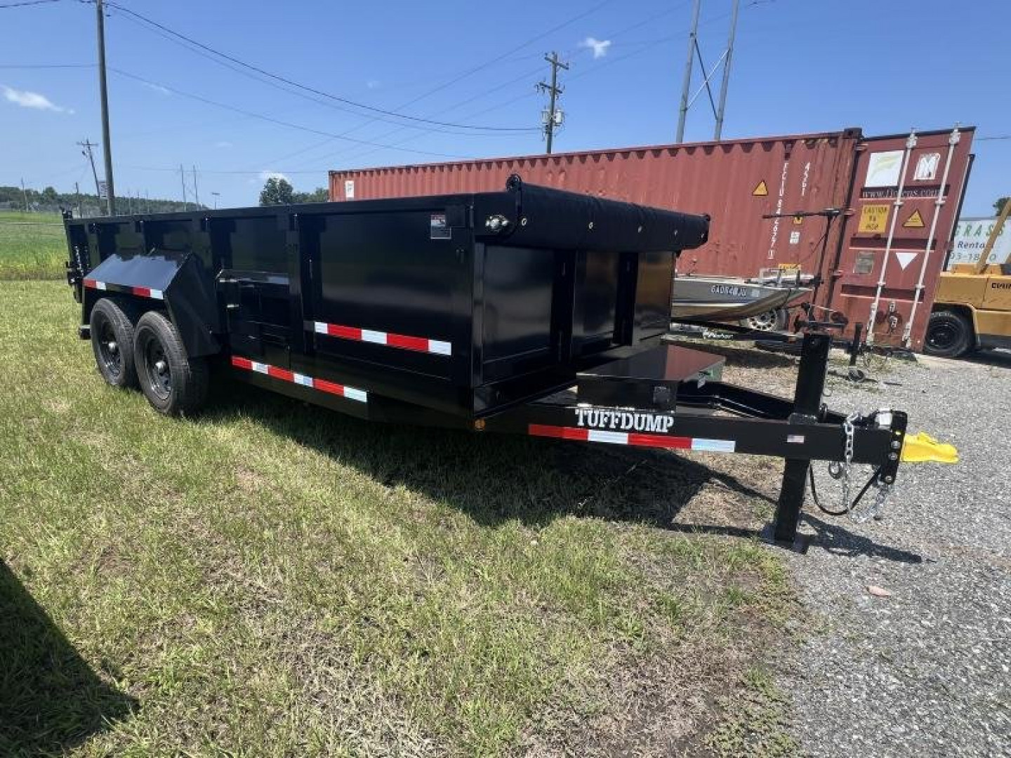 New 2026 TUFFDUMP 7x16 Dump TA-LS Dump Trailer