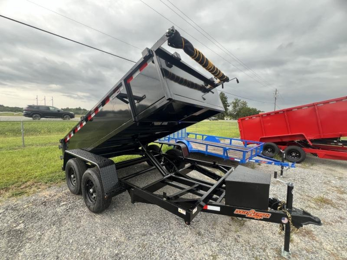 New 2026 Down 2 Earth Trailers 6x12 TA-LS Dump Trailer