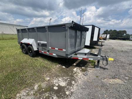 New 2026 TUFFDUMP 7x16 TA-HS Dump Trailer