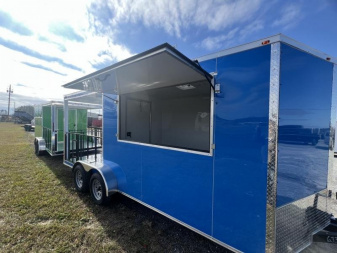 New 2026 South Georgia Cargo Trailers 7x18 TA BBQ Trailer