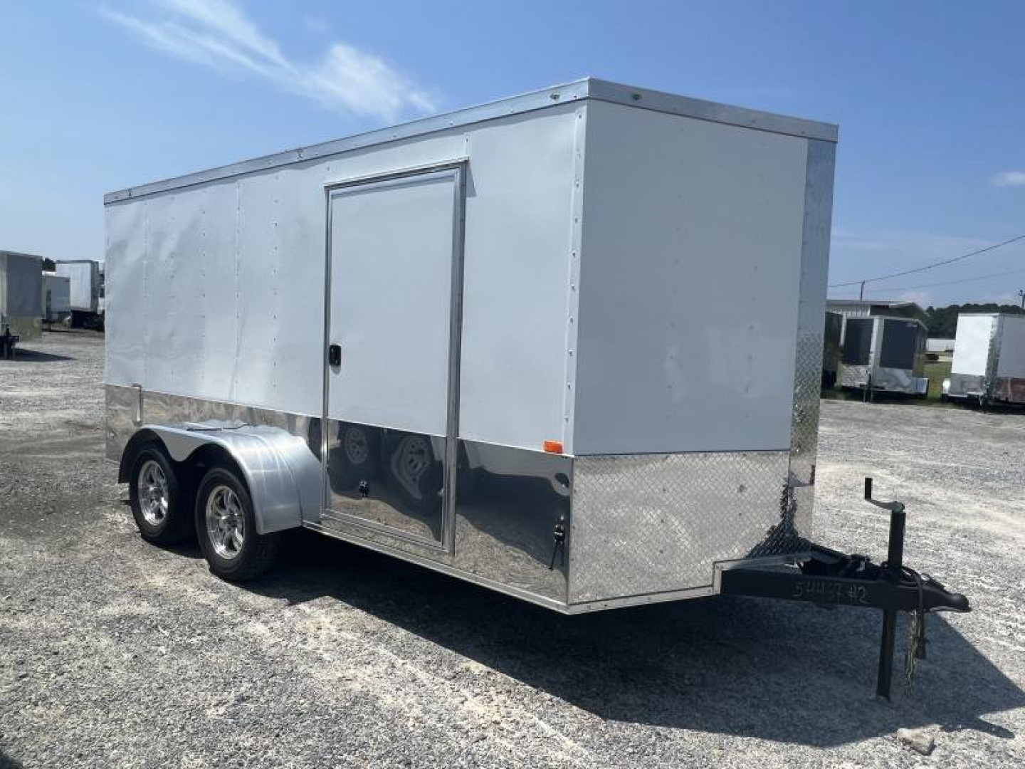 New 2026 Rock Solid Cargo 7x14 TA Motorcycle Trailer