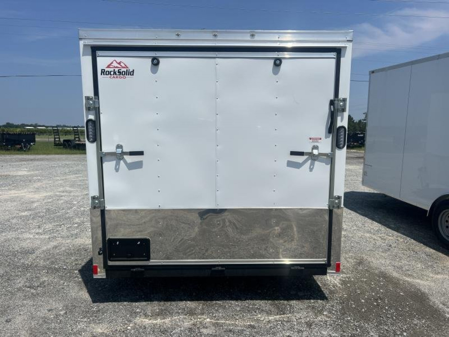 New 2026 Rock Solid Cargo 7x14 TA Motorcycle Trailer