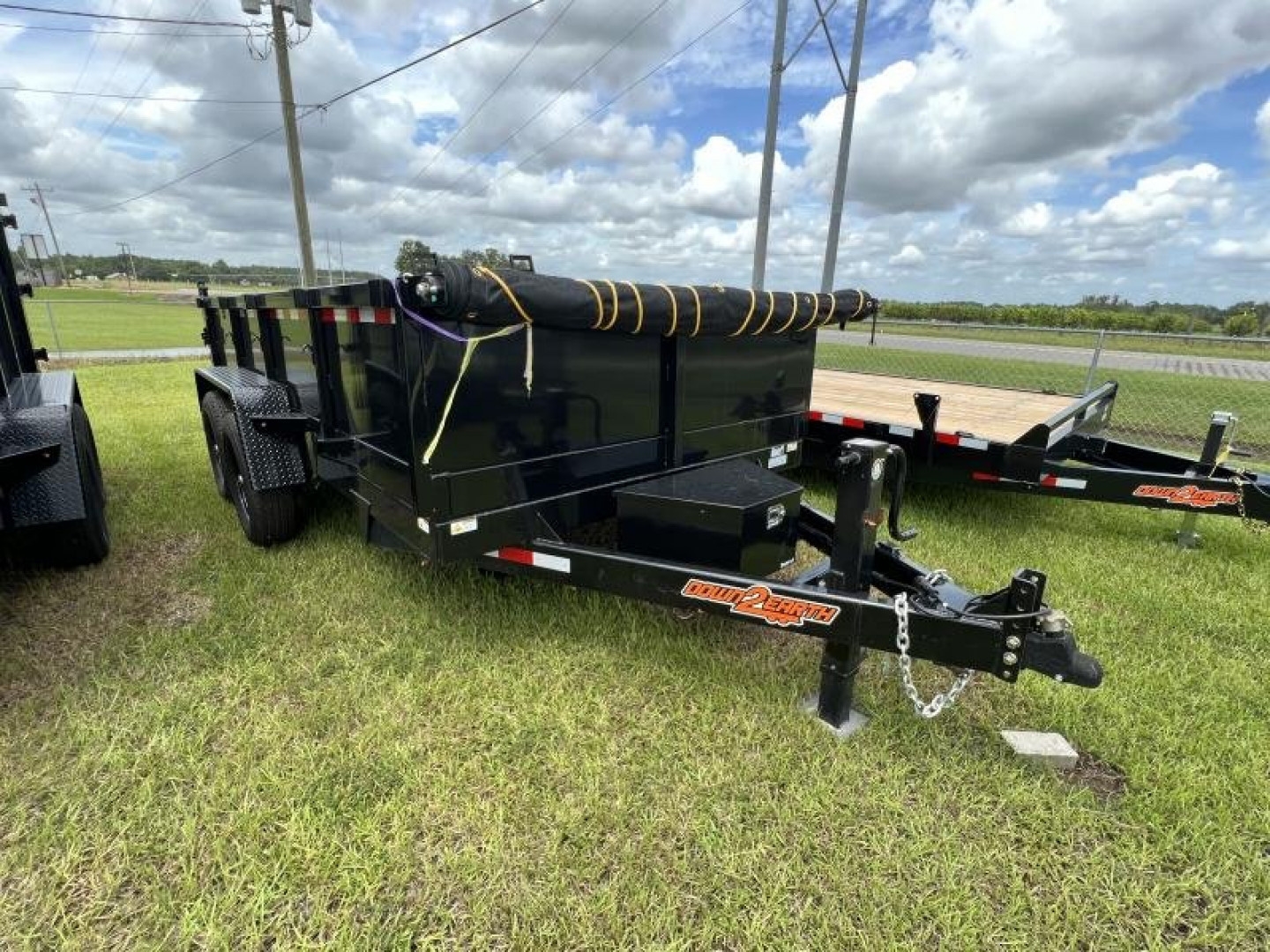 New 2026 Down 2 Earth Trailers 7x14 TA-LS Dump Trailer