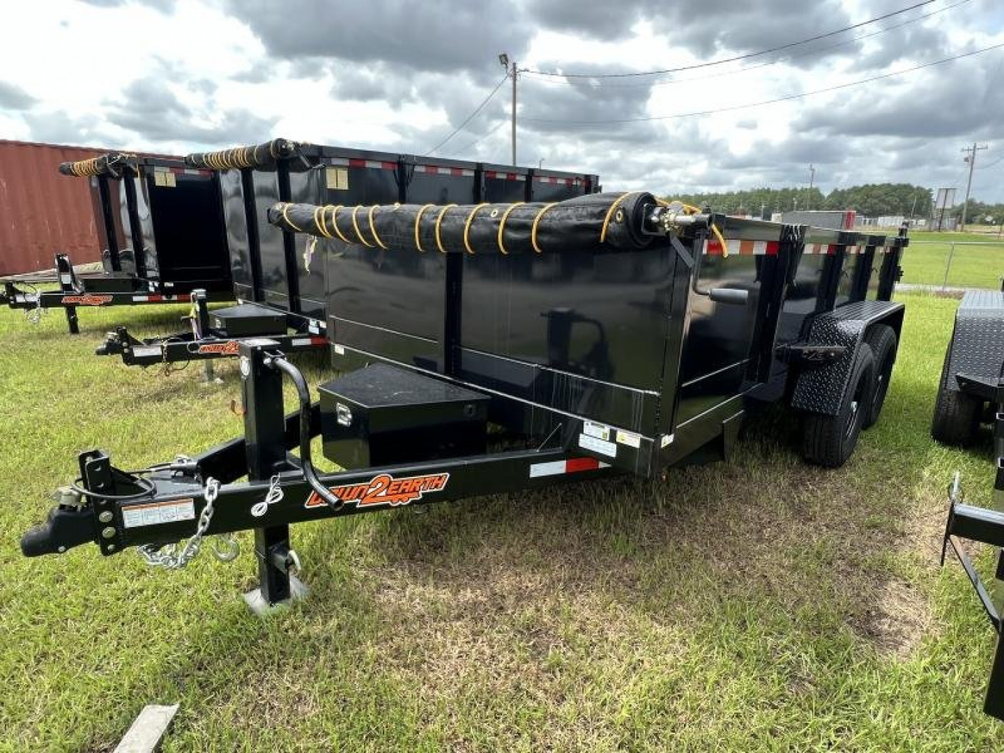 New 2026 Down 2 Earth Trailers 7x14 TA-LS Dump Trailer