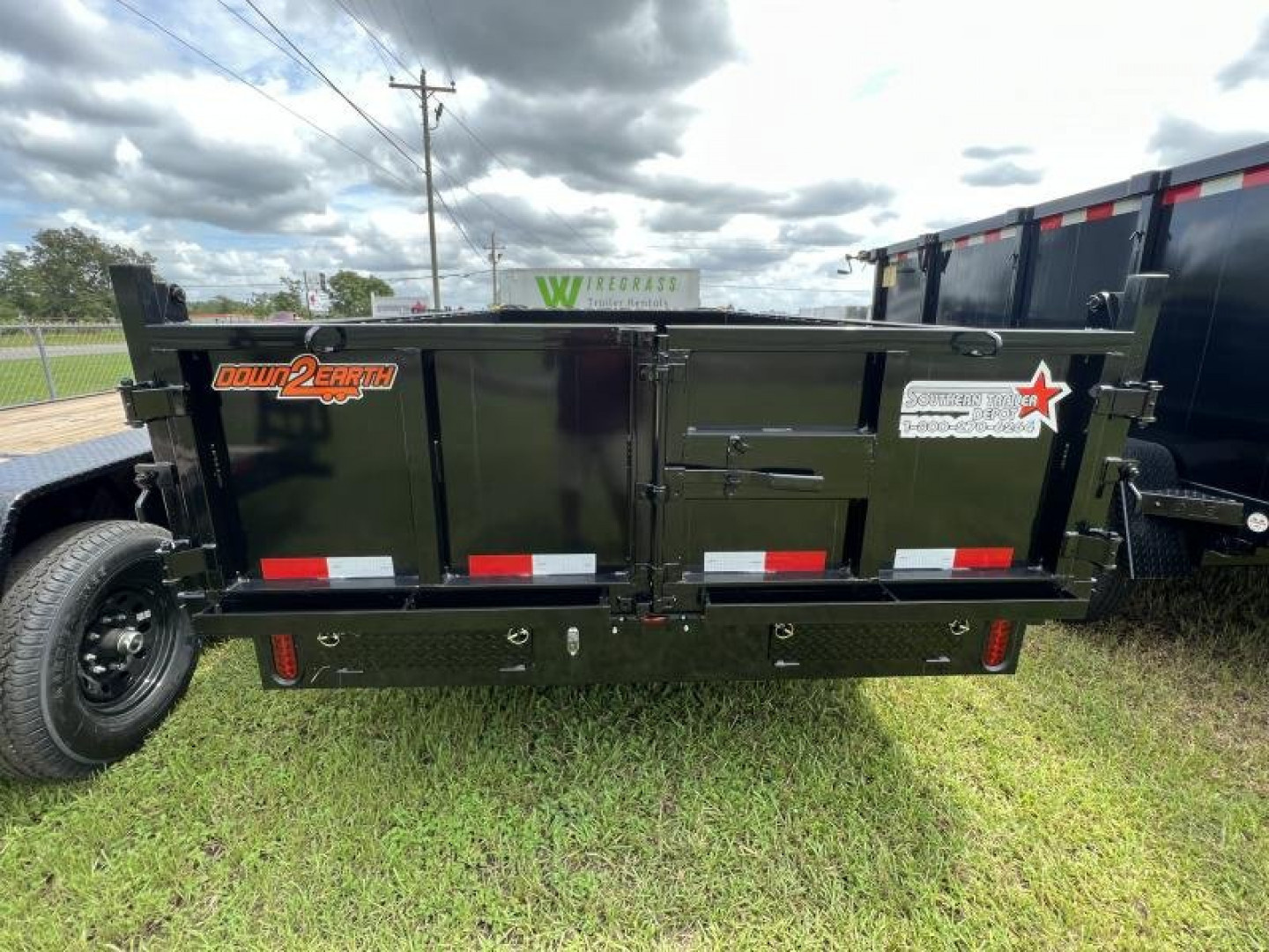 New 2026 Down 2 Earth Trailers 7x14 TA-LS Dump Trailer