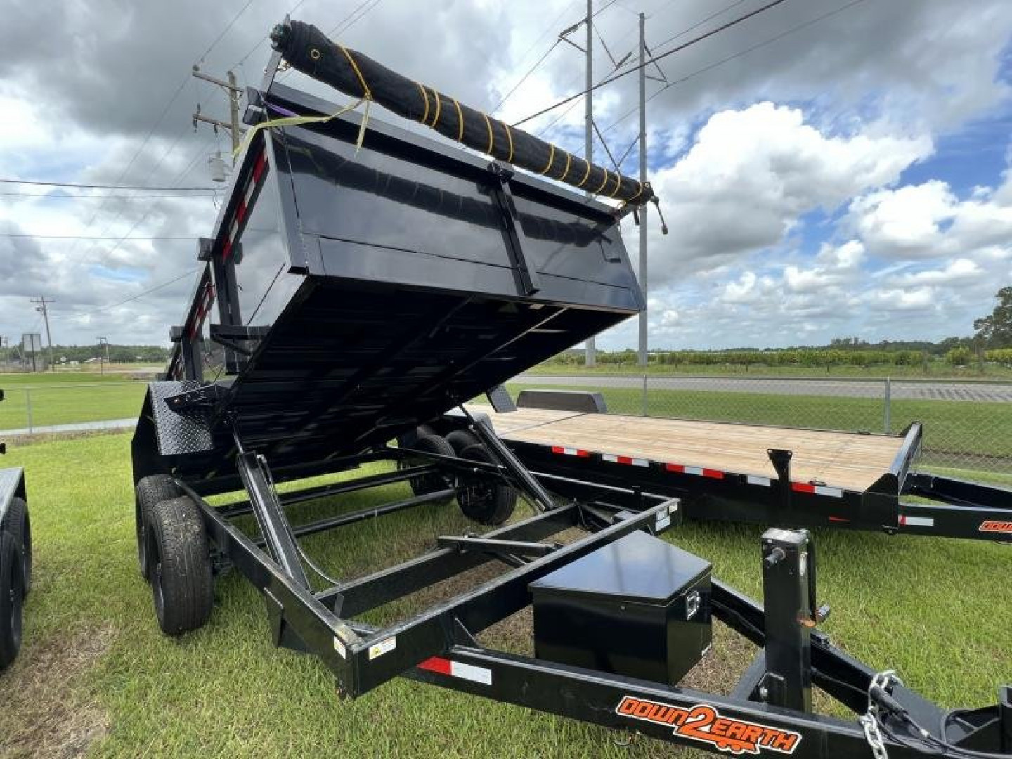 New 2026 Down 2 Earth Trailers 7x14 TA-LS Dump Trailer