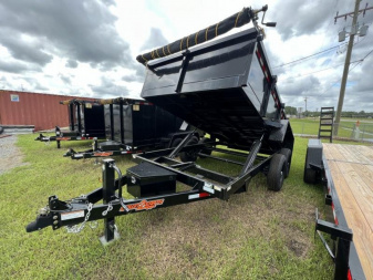 New 2026 Down 2 Earth Trailers 7x14 TA-LS Dump Trailer