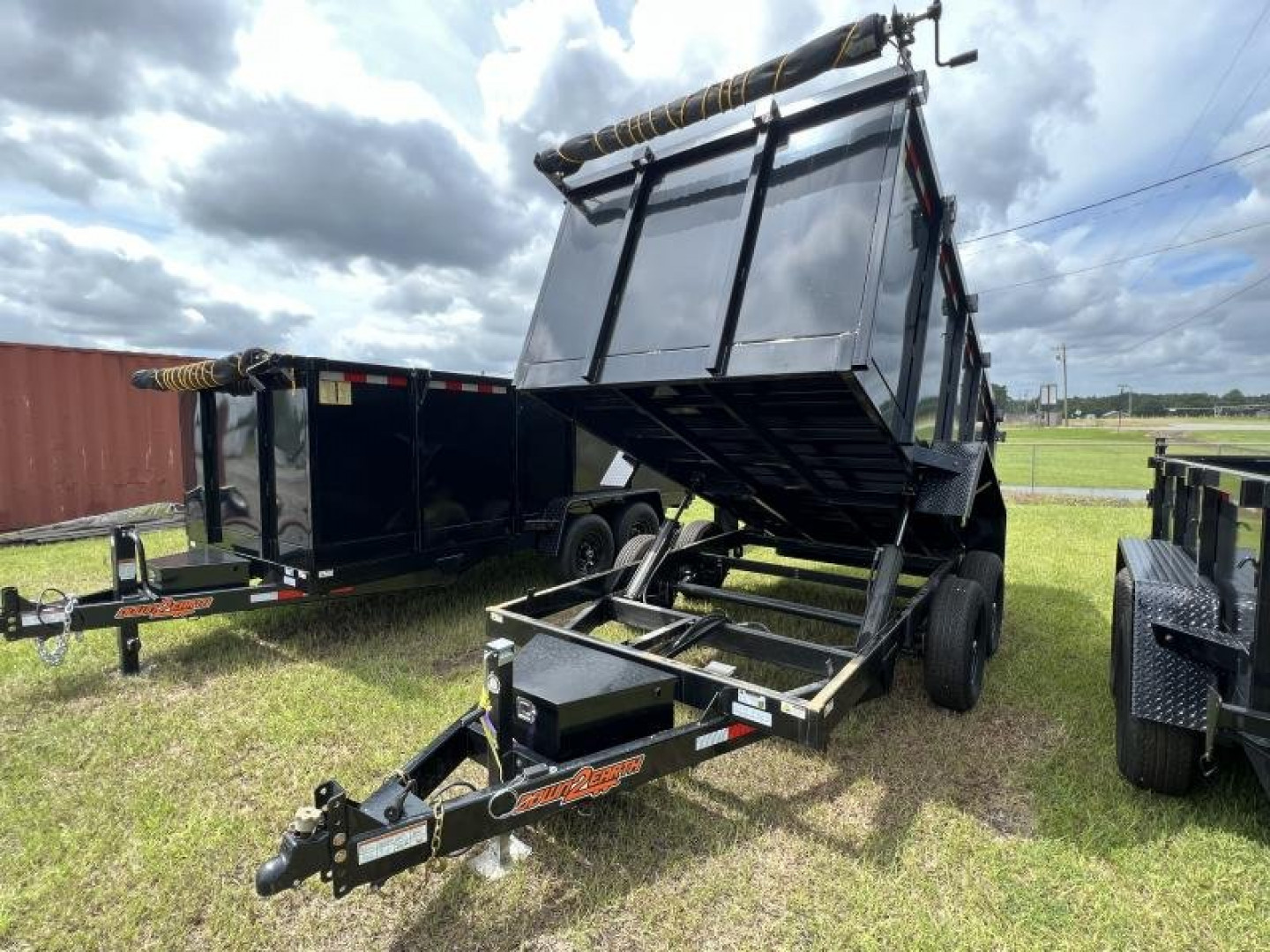 New Down 2 Earth Trailers 6x12 10K HD Low Side Dump Trailer Dump Trailer
