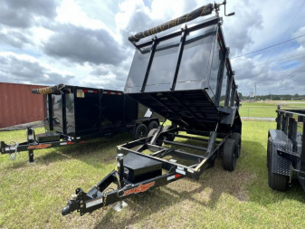 New Down 2 Earth Trailers 6x12 10K HD Low Side Dump Trailer Dump Trailer