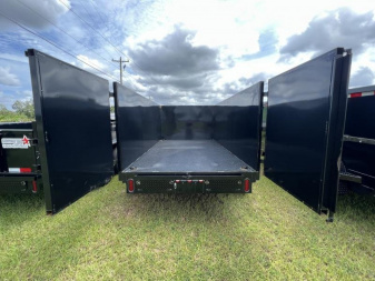 New Down 2 Earth Trailers 6x12 10K HD Low Side Dump Trailer Dump Trailer