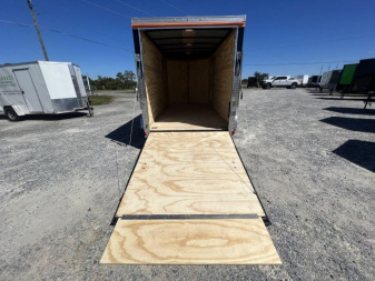 New 2026 Rock Solid Cargo 6x12 TA Tri-Color Harley Davidson Edition Motorcycle Trailer