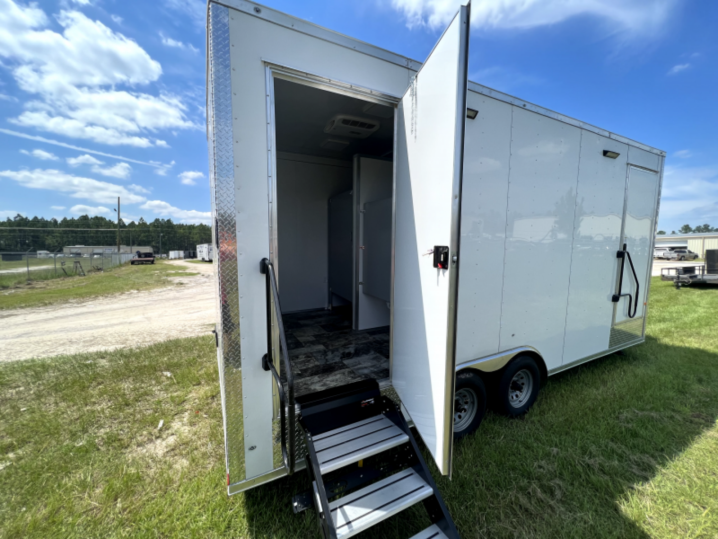 New 2026 Rock Solid Cargo Bathroom Trailer Restroom / Shower Trailer ...
