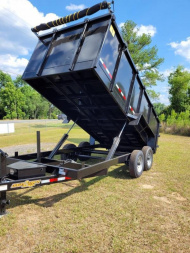 New 2026 Down 2 Earth Trailers 7x16 TA-HS Dump Trailer