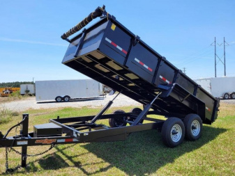New 2026 Down 2 Earth Trailers 7x16 TA-LS Dump Trailer
