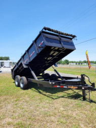 New Down 2 Earth Trailers 7x16 14K HD 24  Side Dump Trailer Dump Trailer