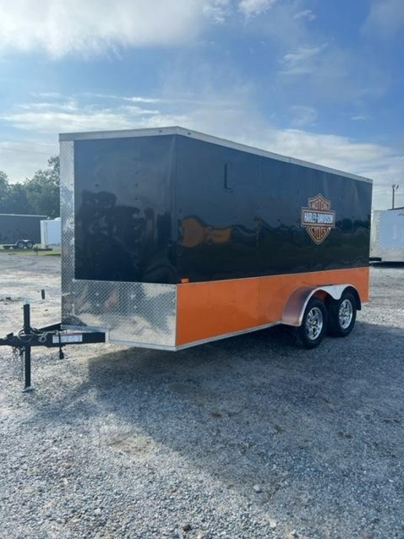 New 7x14 TVRH Harley Enclosed Cargo Trailer