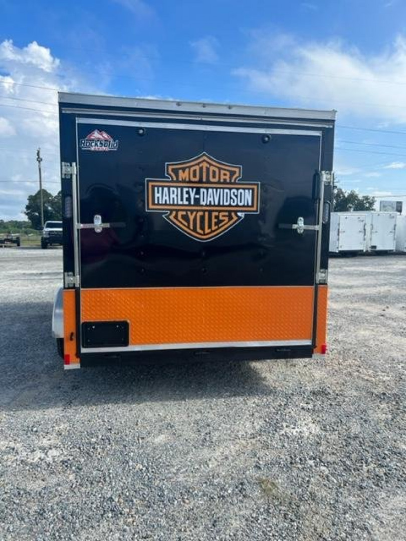 New 7x14 TVRH Harley Enclosed Cargo Trailer