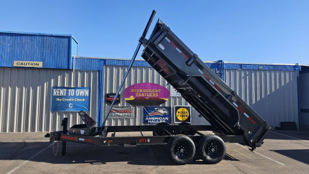 New 2026 MAXXD DTX- 7x14 - Telescopic dump -16k GVWR- Wireless Remote - Free Spare Dump Trailer