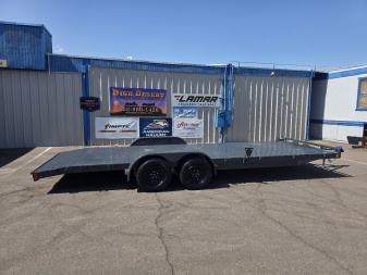 New 2025 LAMAR TRAILERS CE 7x22' Steel Deck 7k GVWR Car Hauler