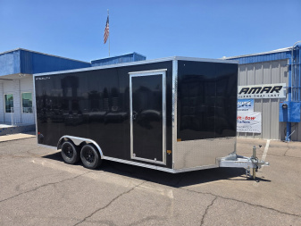 New 2025 Alcom Stealth Trailer - 8.5x16 Aluminum Enclosed Trailer