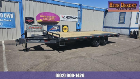 New 2025 LAMAR TRAILERS 2025 Lamar Trailers F8-20'- DeckOver -Toolbox- Pull out Ramps- 14K GVWR Deckover Trailer