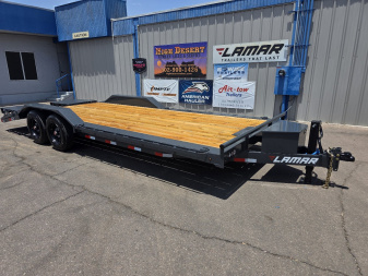 New 2026 LAMAR TRAILERS Lamar Trailers H6 102x22 Equipment Hauler- 16K GVWR-Rhino Ramps Equipment Trailer
