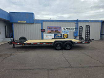 New 2025 MAXXD EHX-7x20' Equipment Hauler-14K GVWR- I Beam Frame Equipment Trailer