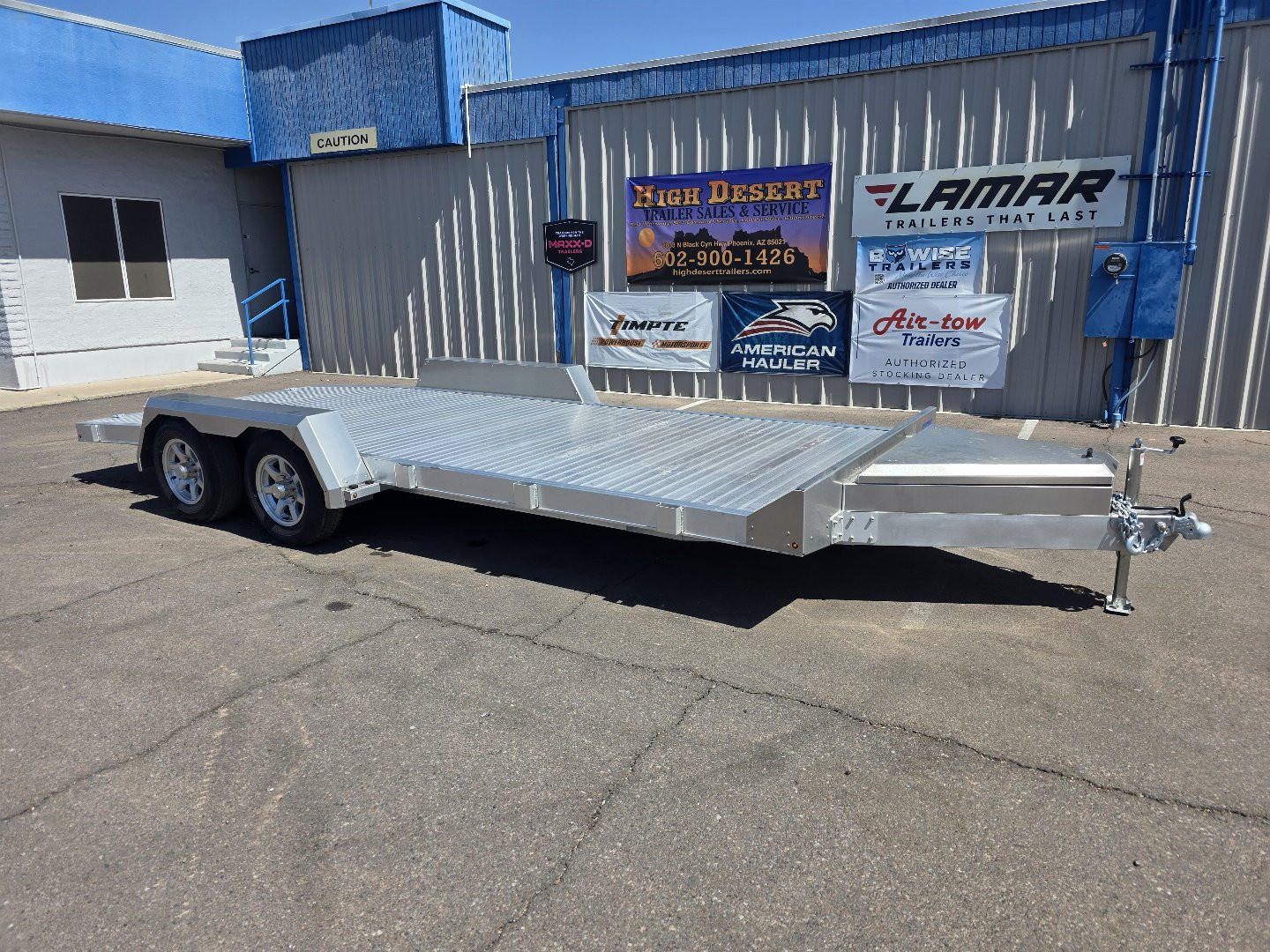 New 2025 EBY TRAILERS 7x18' Aluminum- 7k GVWR Open Car Hauler Trailer Car Hauler