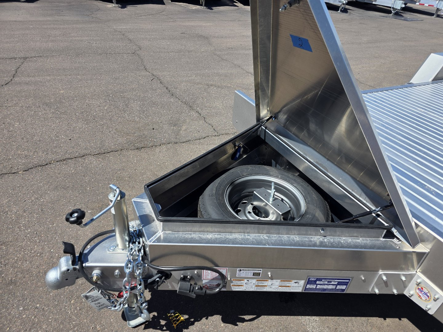 New 2025 EBY TRAILERS 7x18' Aluminum- 7k GVWR Open Car Hauler Trailer Car Hauler
