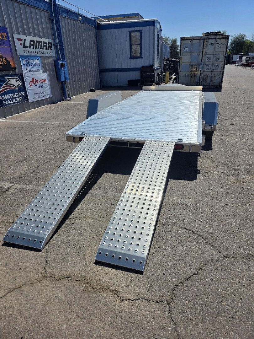 New 2025 EBY TRAILERS 7x18' Aluminum- 7k GVWR Open Car Hauler Trailer Car Hauler