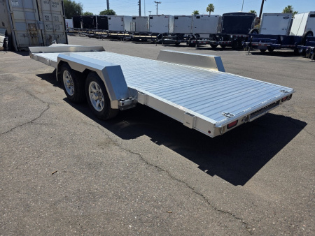 New 2025 EBY TRAILERS 7x18' Aluminum- 7k GVWR Open Car Hauler Trailer Car Hauler